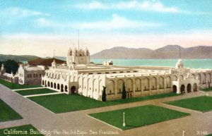 San Francisco California Building Pavilion Panama Pacific Exposition Postcard CA