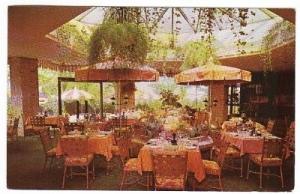 Tower Garden Restaurant Interior Skokie Illinois postcard