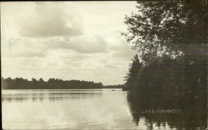 Lake Monponsett Monponset MA c1910 Real Photo Postcard