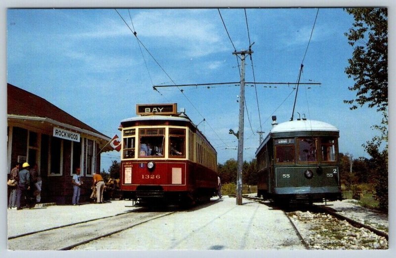 Toronto Streetcars, 1984, Halton County Radial Railway Rockwood Ontario Postcard