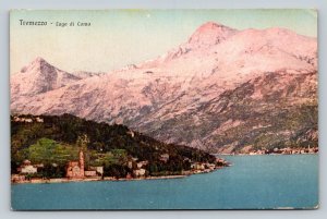 Picturesque Lake Como Tremezzo Lombardy Italy Vintage Postcard A246