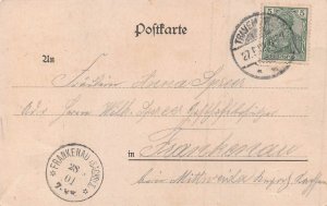 Travemünde Germany . Blick auf die Ostsee vom Norderbollwerk~1901 photo postcard