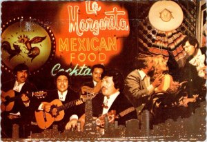 IL Illinois LA MARGARITA RESTAURANTS Chicago~Morton Grove MARIACHI  4X6 Postcard