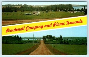 MONTAGUE, Prince Edward Island Canada ~ BRUDENELL CAMPGROUND c1950s Postcard