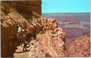 Grand Canyon, Arizona - Fred Harvey - Near top of Kaibab Trail