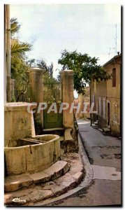 Postcard Modern Carnoules Old Rue Jeanne D & # 39Arc And Fountain