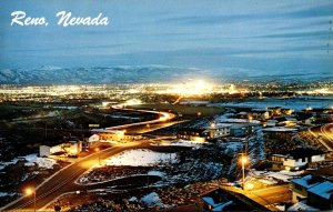 Nevada Reno Panoramic View 1970