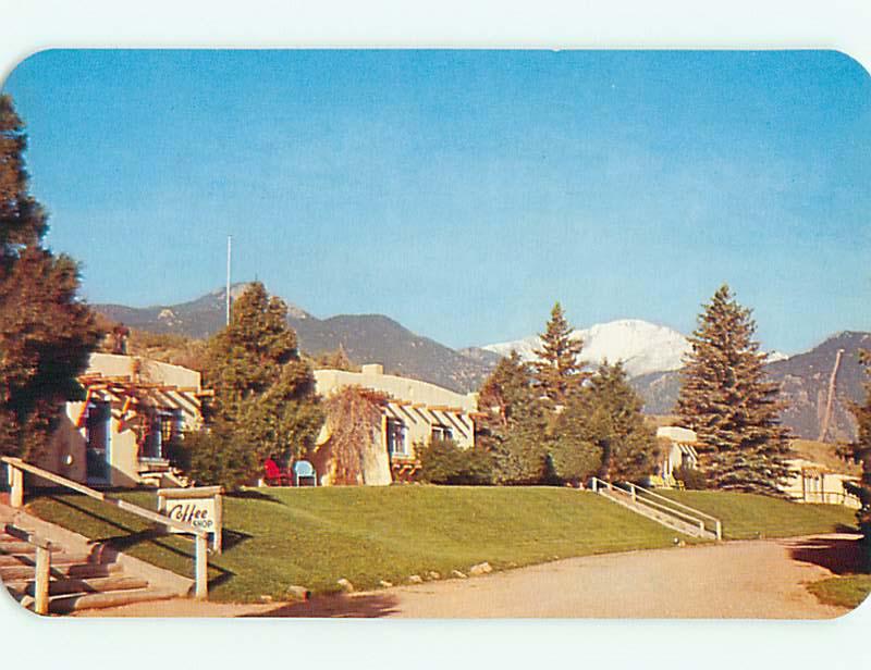 Unused 1950's EL DORADO LODGE MOTEL Manitou Springs Colorado CO s1904