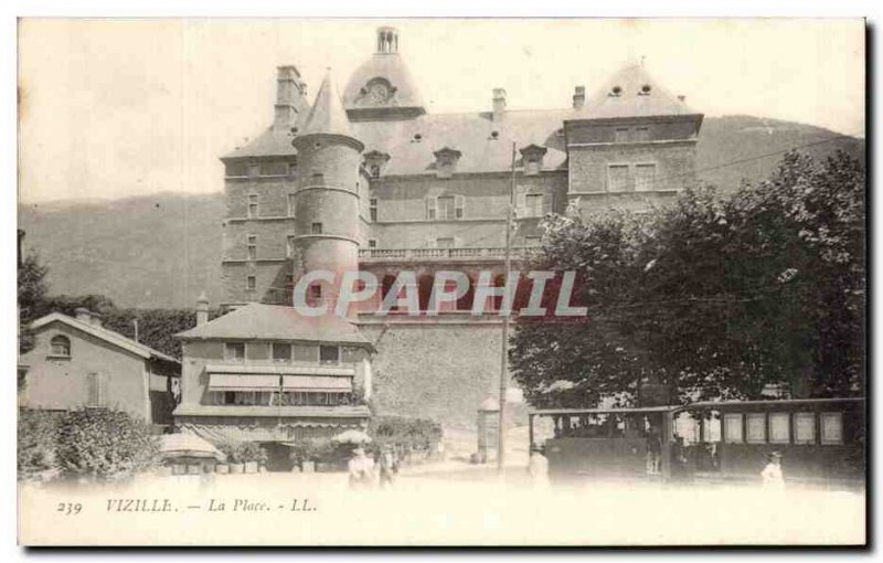 Old Postcard Vizille Place