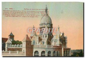 Old Postcard Paris Basilique du Sacre Coeur in Montmartre