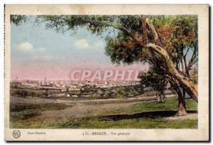 Old Postcard Meknes General view