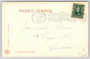 Lancaster Pennsylvania~Franklin Marshall College~Main Bldg~Gothic~1906 Postcard