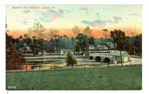 PA - Easton. Bushkill Park, Entrance ca 1908