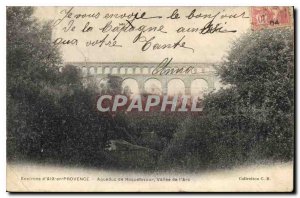 Old Postcard Environs of Aix en Provence Aqueduct Roquefavour Arc Vallee