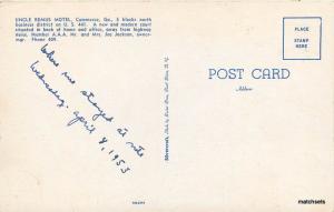 1953 Uncle Remus Motel Roadside COMMERCE GEORGIA Postcard 3246