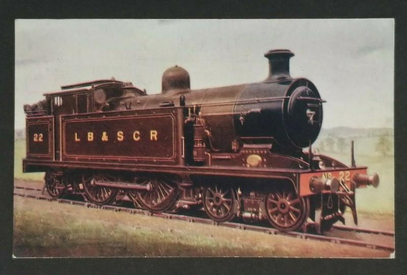 Mint England London Brighton & South Coast Railway Locomotive Picture Postcard