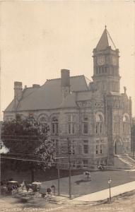 F5/ Liberty Indiana Real Photo RPPC Postcard 1910 Union County Court House