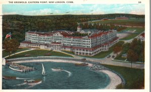 Vintage Postcard 1932 The Griswold Hotel Eastern Point New London Connecticut CT