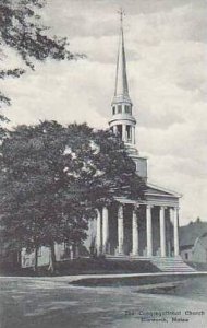 Maine Ellsworth The Congreagtional Church Albertype