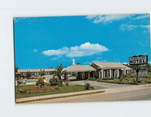 Postcard Crossroads Motel Perry Georgia USA