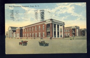 Troy, New York/NY Postcard, Early View Of New Samaritan Hospital, 1914!