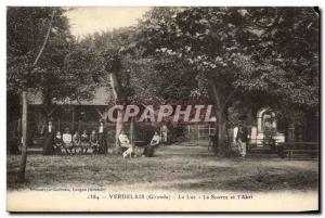 Verdelais Old Postcard Le Luc The source and & # 39abri