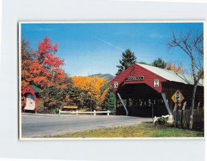 Postcard Jackson Covered Bridge Jackson New Hampshire USA