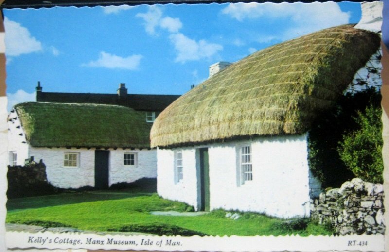 Isle of Man Kelly's Cottage Manx Museum - unposted