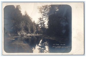 c1910s In The Ravine View Mandeville Mill Creek Lowville NY RPPC Photo Postcard