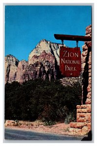 Gateway To Zion Canyon National Park Utah UT UNP Chrome Postcard Z1