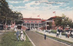 Iowa Des Moines New Women and Childrens Building Iowa State Fair Grounds Curt...