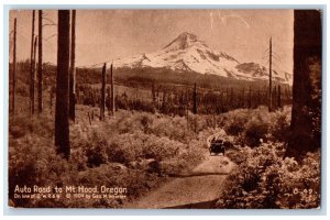 c1910 On Line of O-W.R. & N Auto Road to Mt. Hood Oregon OR Postcard 