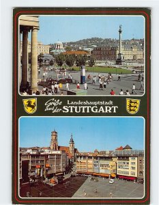 Postcard Grüße aus der Landeshauptstadt Stuttgart, Germany