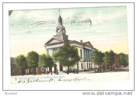 Court House, Greensboro, North Carolina, PU-1907