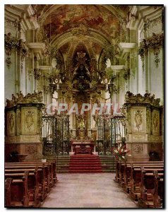 Postcard Modern Sort St Paulinus Basilica Hochaltar