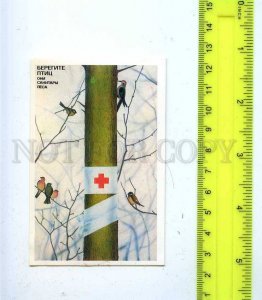 188733 USSR RUSSIA conservation RED CROSS CALENDAR 1989 year