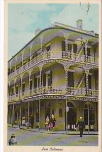 Louisiana New Orleans Lace Balconies Royal and St Peter Streets 1967