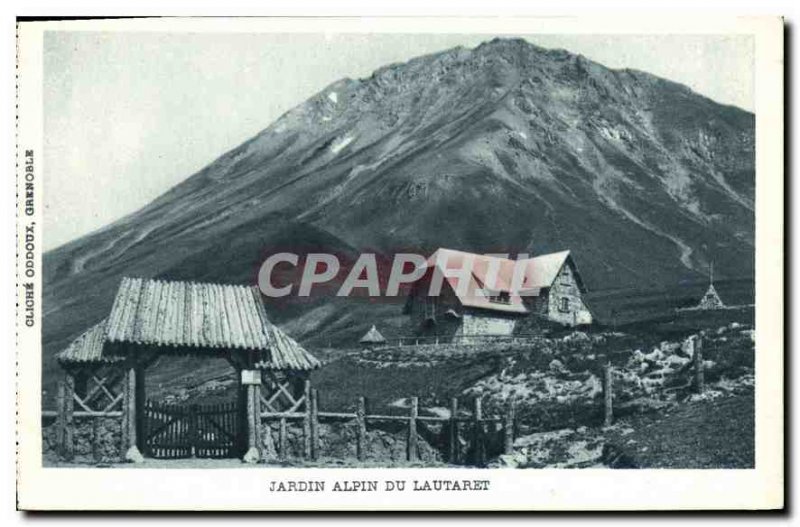 Postcard Old Garden Lautaret Alpine