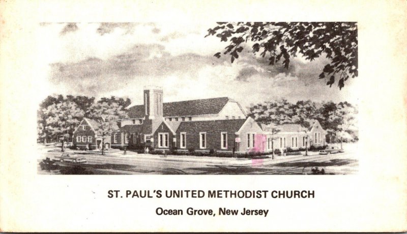 New Jersey Ocean Grove St Paul's United Methodist Church 1989