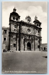 Cartagena Colombia Postcard Templo de San Pedro Claver c1910 RPPC Photo