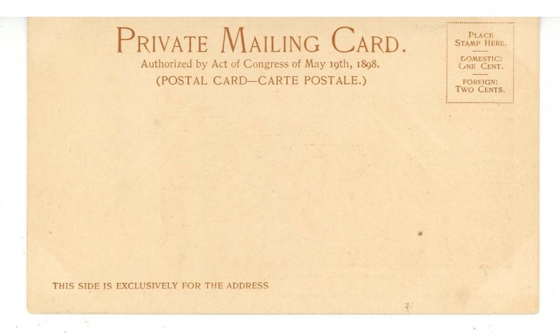 GA - Savannah. Looking Down the River  (Private Mailing Card © 1901)