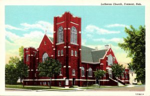 Nebraska Fremont Lutheran Church Curteich