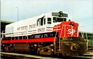Trains Southern Pacific Railrod Locomotive Number 6800 Spirit Of 1776