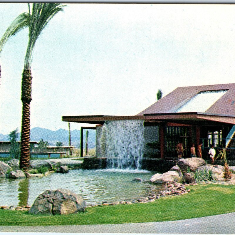 c1960s Lake Havasu City, AZ Nautical Inn Hotel Resort Pond US Hwy Route 66 A318