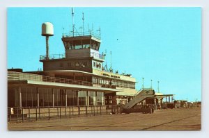 Baer Field Municipal Airport Fort Wayne Indiana IN UNP Unused Chrome Postcard O8