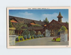 Postcard Eseeola Lodge Linville North Carolina USA