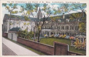 Church The Old Archbishopric and Church Of St Mary Archbishopric New Orleans ...