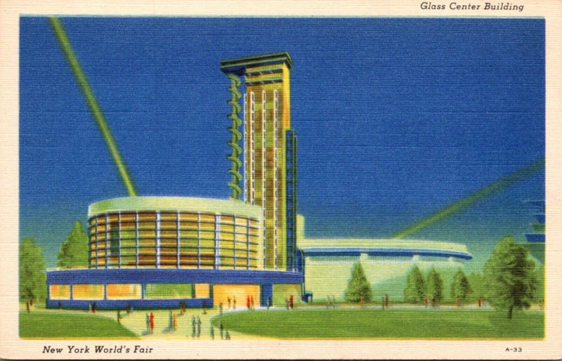 Expos New York World's 1939 Fair Glass Center Building
