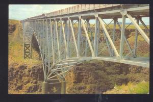 TAOS NEW MEXICO TAOS HIGH BRIDGE VINTAGE POSTCARD N.M.