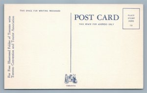 TORONTO CANADA QUEEN'S WHARF LIGHTHOUSE VINTAGE POSTCARD